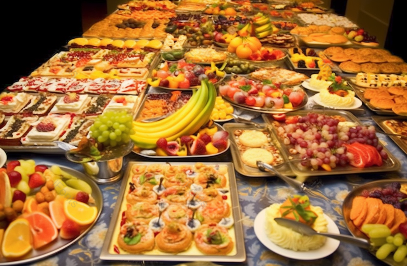 餐桌上摆满了美味佳肴,高清,摄影图,摄影图片,图片大全,摄影图免费下载